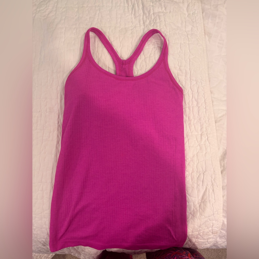 Pink Racerback Lululemon Ebb to Street